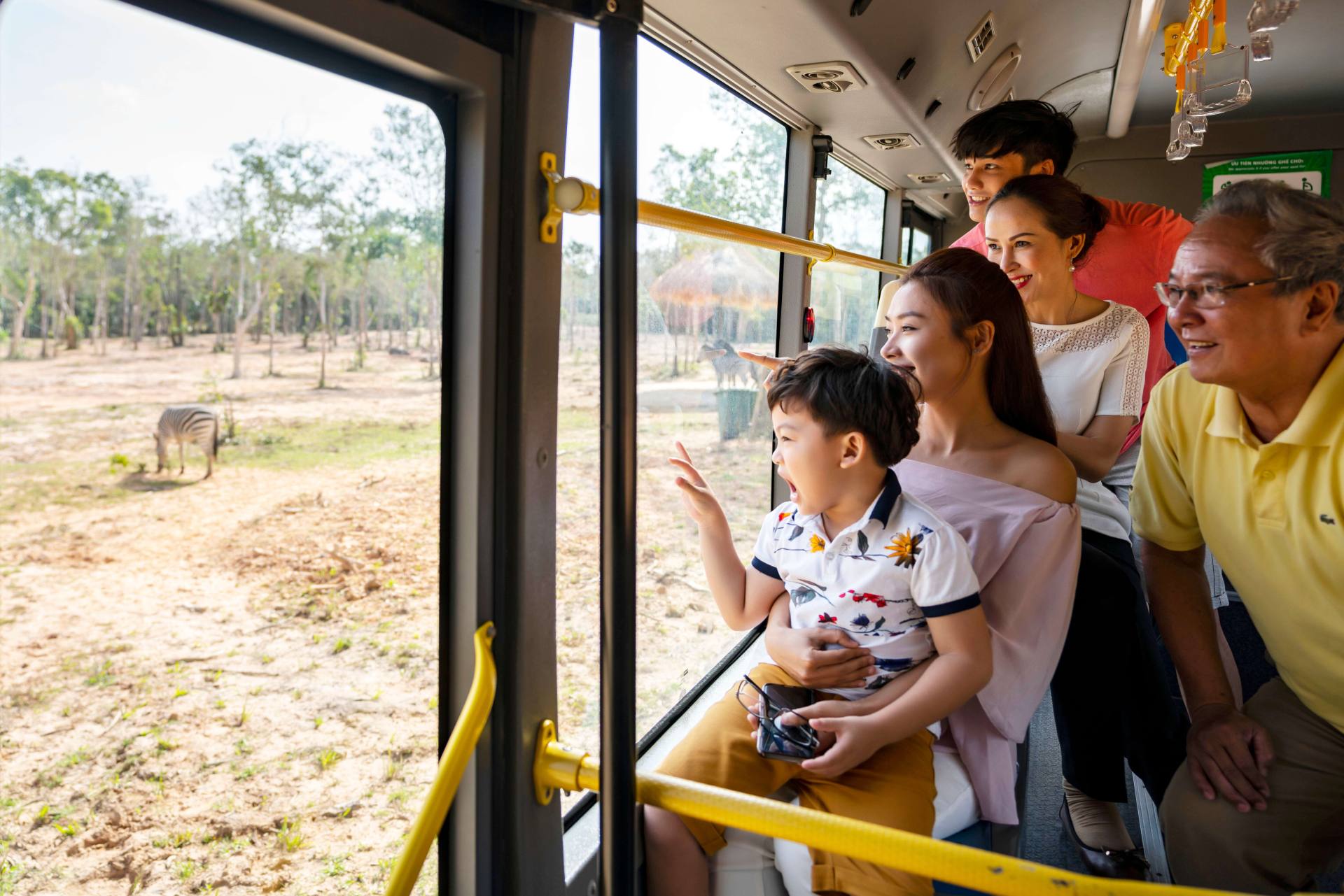 Không gian tham quan động vật tại Safari Phú Quốc